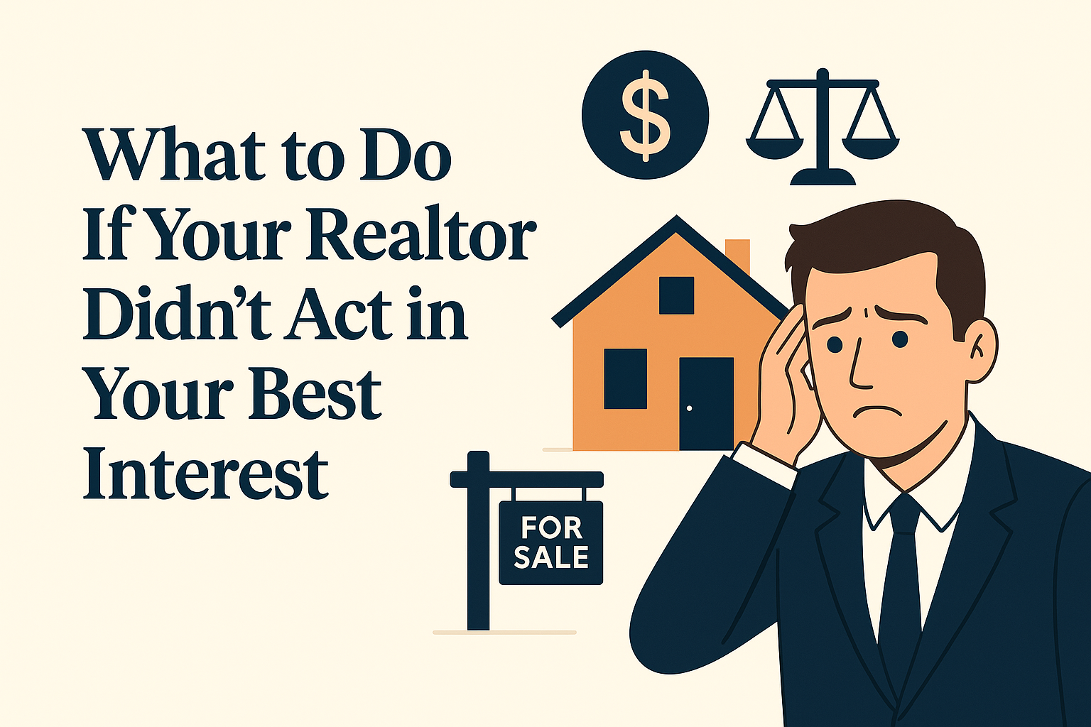 What To Do When Your Realtor Doesn't Act in Your Best Interest.
